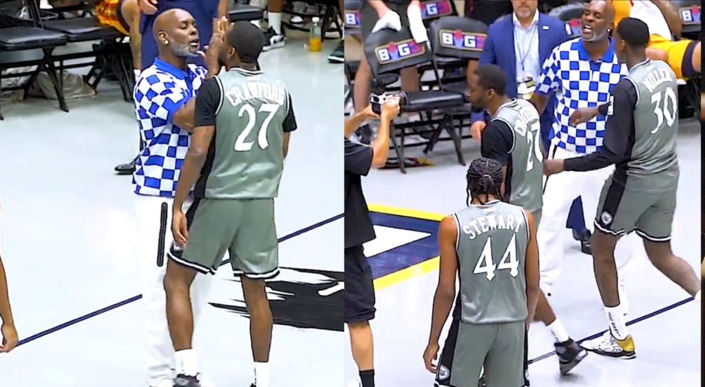 Gary Payton and Jamal Crawford's fight