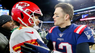 Patrick Mahomes and Tom Brady