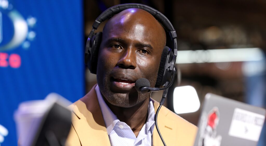 Terrell Davis during interview