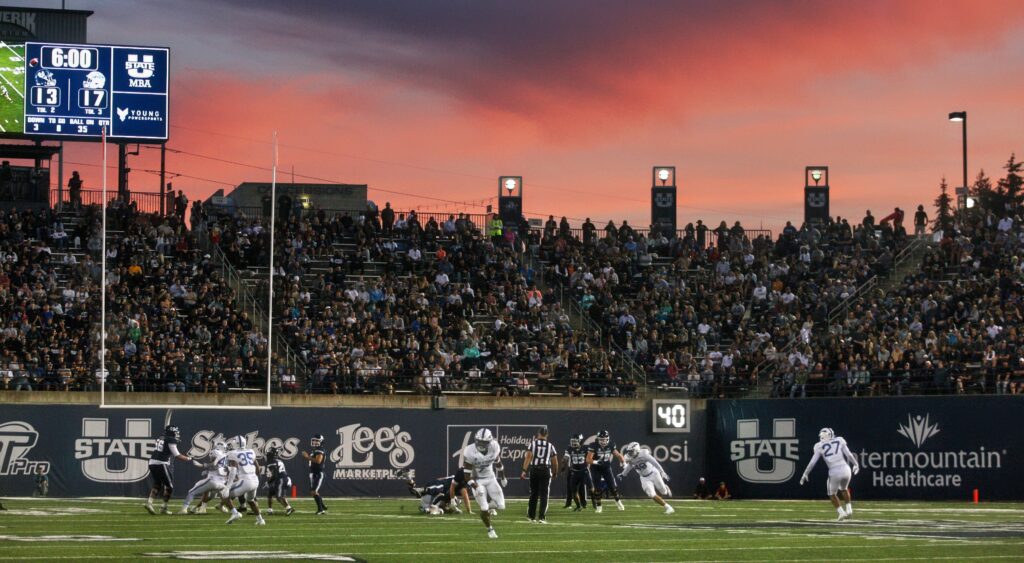 Maverik Stadium in Logan, Utah 