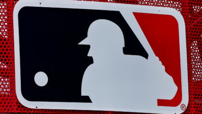 MLB logo for article on MLB announcer
