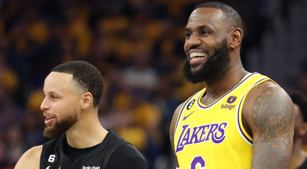 Stephen Curry and LeBron James partnership in Olympic training camp