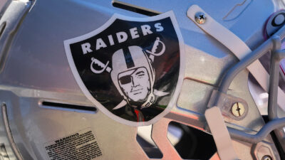 Las Vegas Raiders helmet