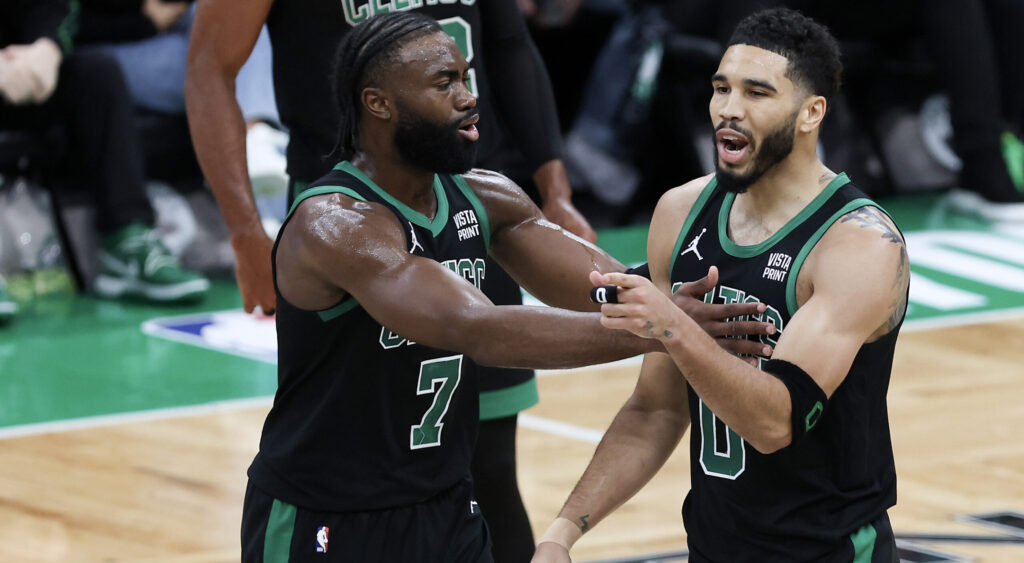 Jayson Tatum speaks about Jaylen Brown controversy