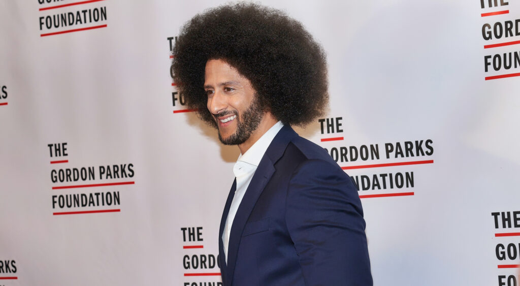 Colin Kaepernick smiling