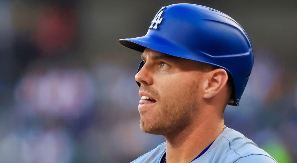 Freddie Freeman in Dodgers uniform