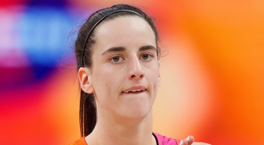 Caitlin Clark at WNBA All-Star game