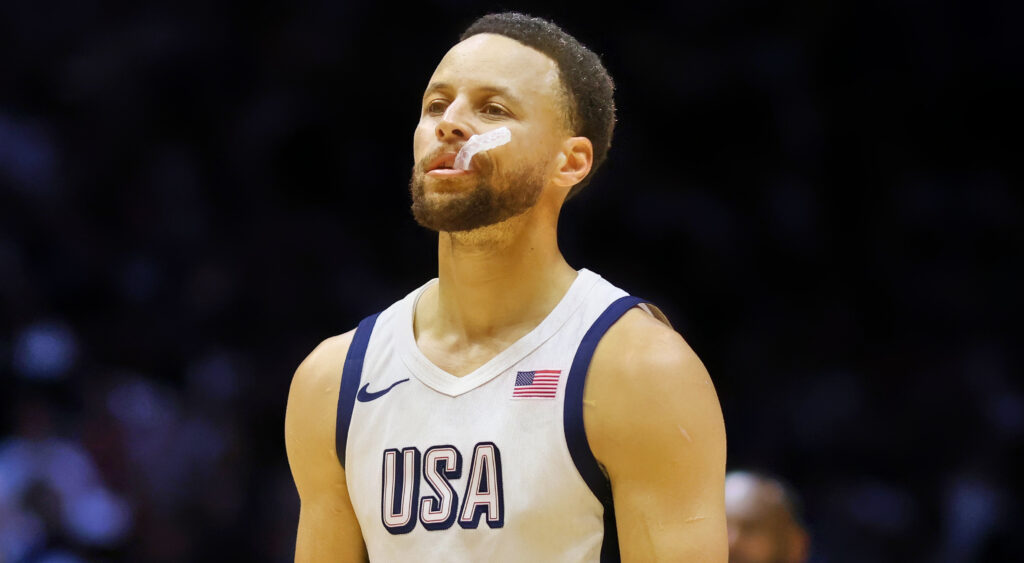 Steph Curry in Team USA jersey