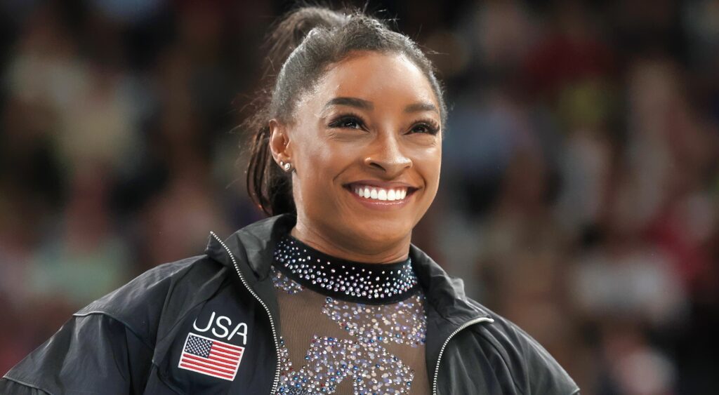 Simone Biles at Paris Olympics