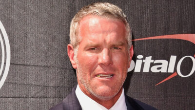 Brett Favre close-up