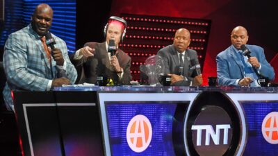 Inside The NBA cast on set