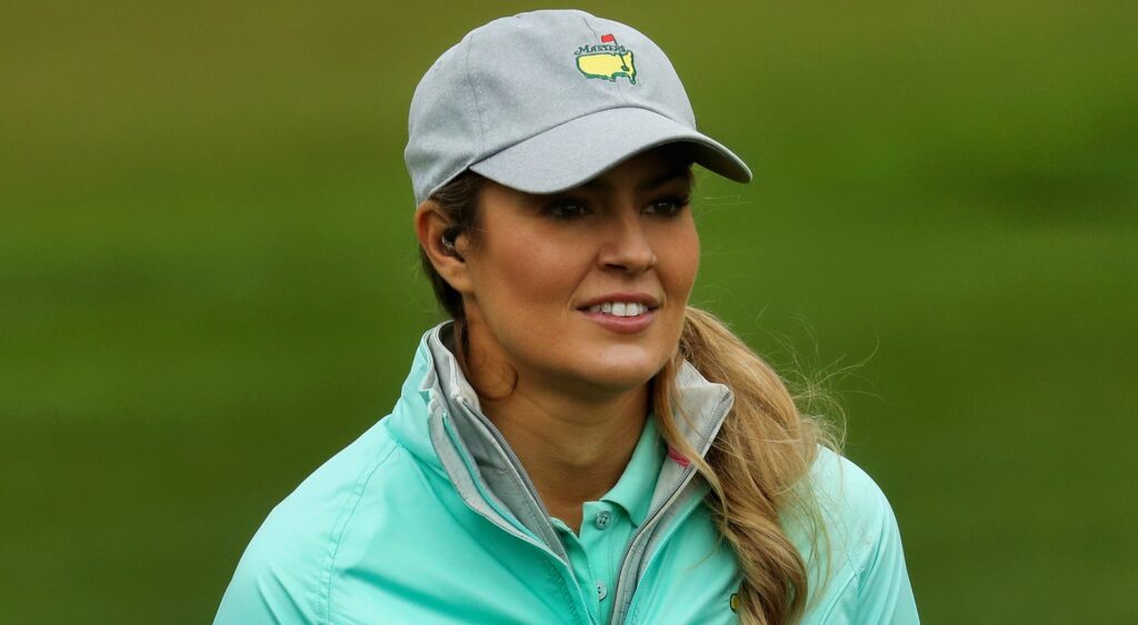 Amanda Balionis on golf course