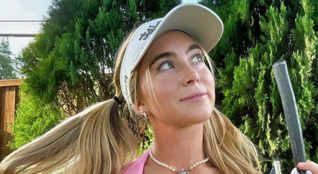 VIDEO: Bra-less golfer Grace Charis is taking the internet by storm ...