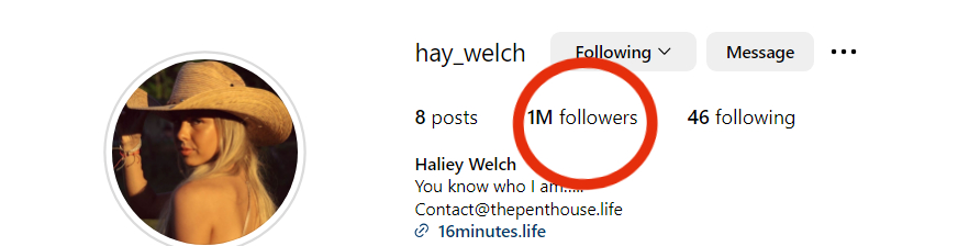 Haliey Welch Instagram