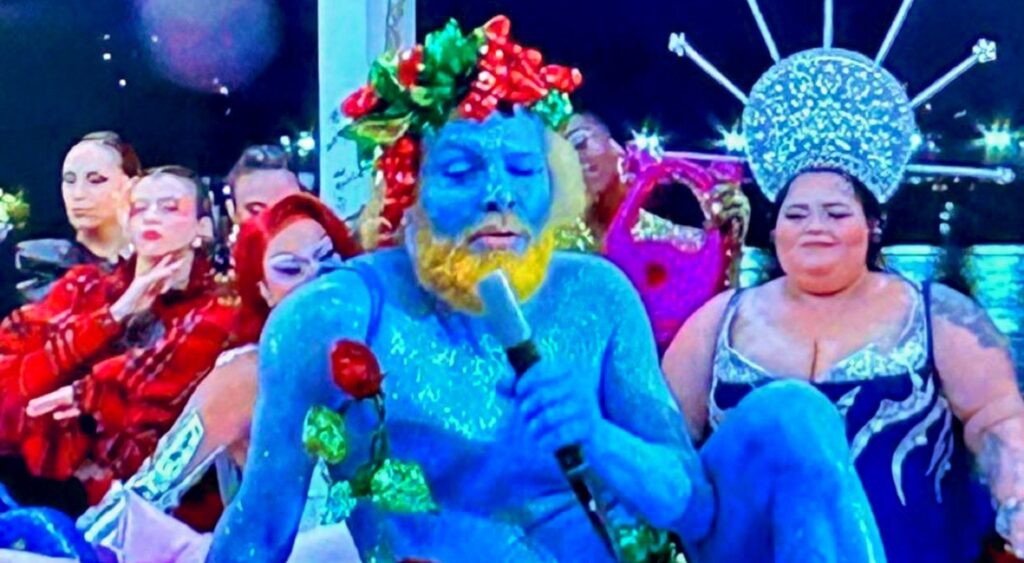 French Entertainer Who Performed As The “Nude Blue Greek God” Breaks His Silence On Olympics Opening Ceremony Controversy He Was The Star In