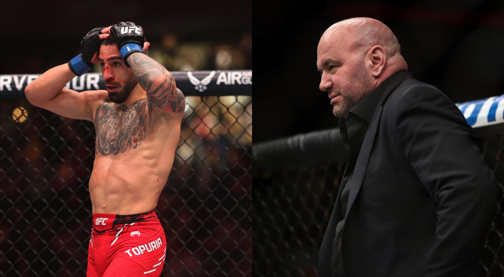 Dana White reveals reason that Ilia Topuria isn't defending title in Spain