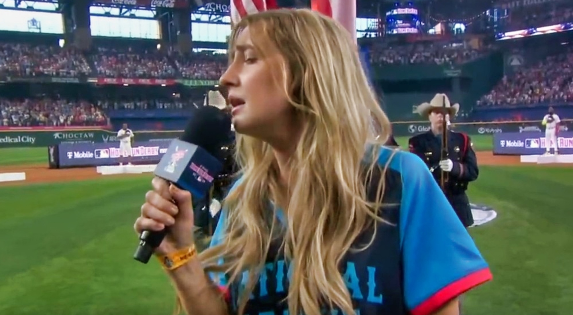 Mlb 2024 All Star Game National Anthem Moina Terrijo