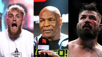 Jake Paul, Mike Tyson and Mike Perry