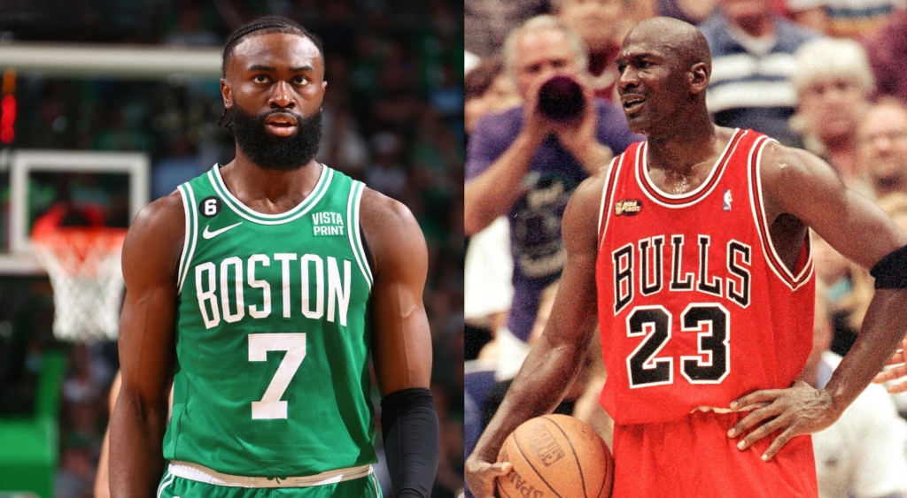 Jaylen Brown snubbed Micahel Jordan from his all-time five starting lineups