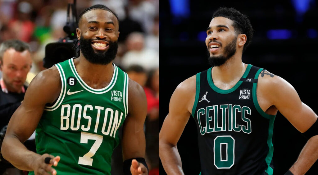 Jaylen Brown and Jayson Tatum