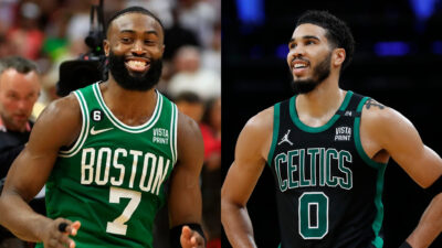 Jaylen Brown and Jayson Tatum