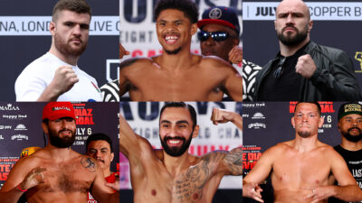 Boxing Tonight: Johnny Fisher, Shakur Stevenson, Alen Babic, Jorge Masvidal, Artme Harutyunyan, and Nate Diaz