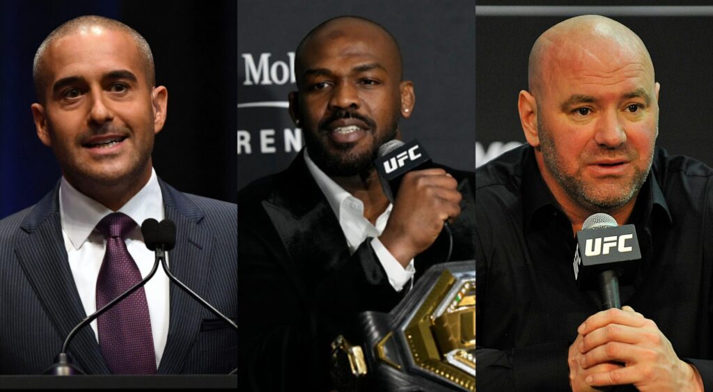 Jon Anik dismisses Dana White's support on Jon Jones