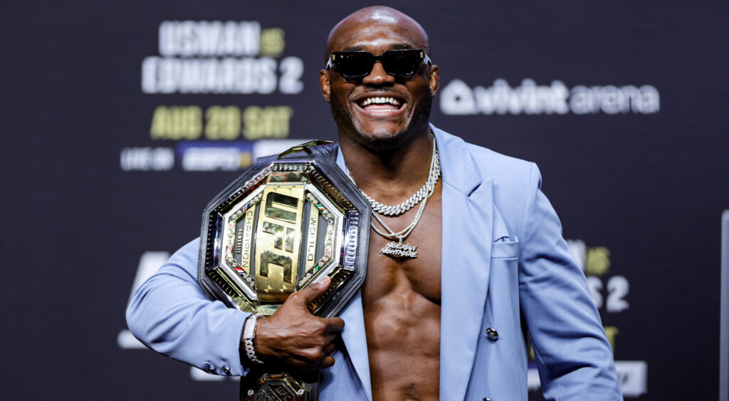 Kamaru Usman hints at a possible comback soon