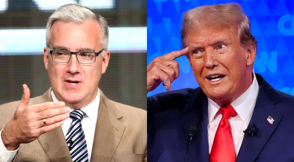 Keith Olbermann and Donald Trump.