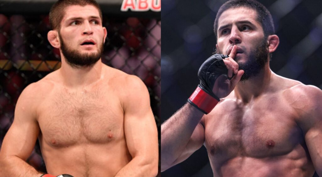 Khabib Nurmagomedov and Islam Makhachev