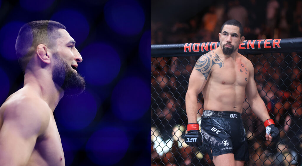 Khamzat Chimaev reveals details of his pullout from Robert Whittaker bout