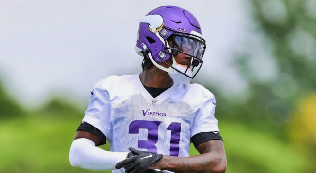 Khyree Jackson in Vikings uniform