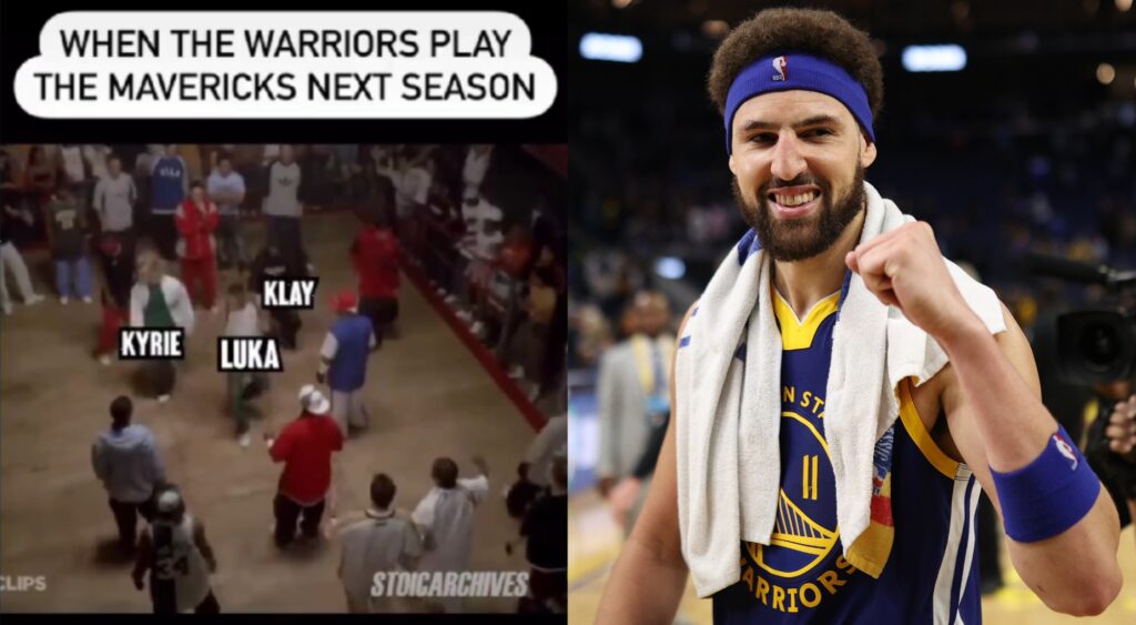 Klay Thompson Pokes Fun At Warriors Duo Steph Curry And Draymond Green By Sharing A Hilarious Clip About Playing Them Next Season