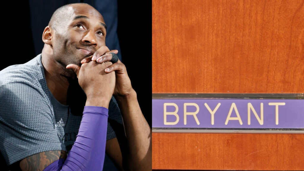 Kobe Bryant, Staples Center locker