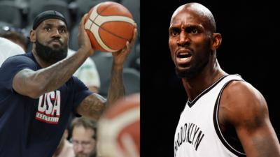 LeBron James and Kevin Garnett