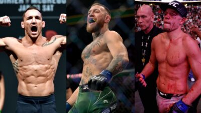 Michael Chandler, Conor McGregor and Nate Diaz