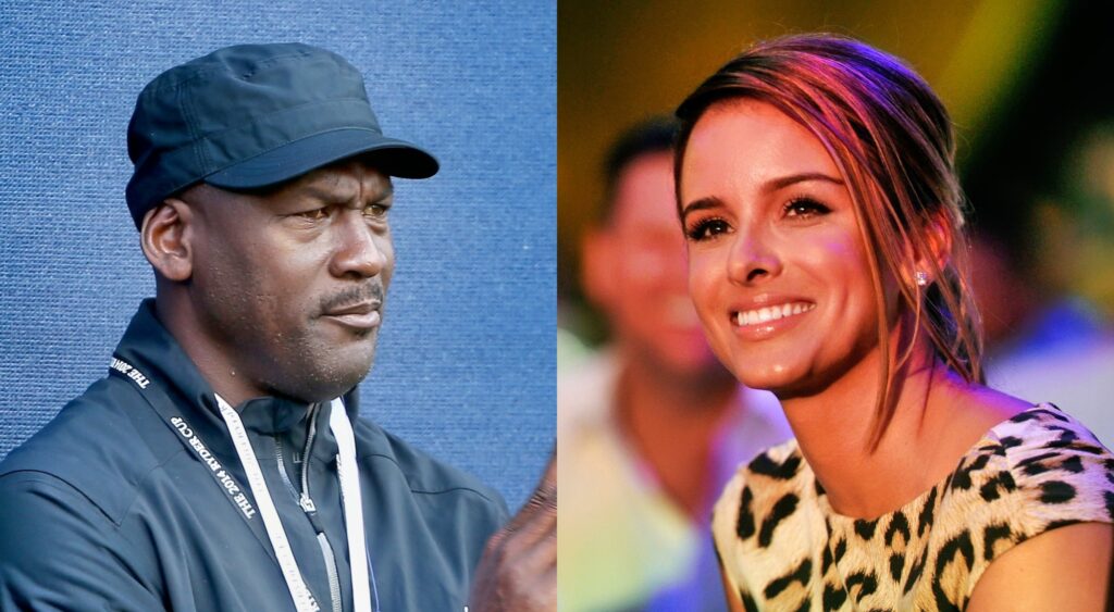 Michael jordan and Yvette Prieto