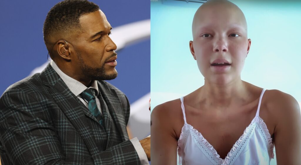 Michael Strahan and Isabella Strahan.