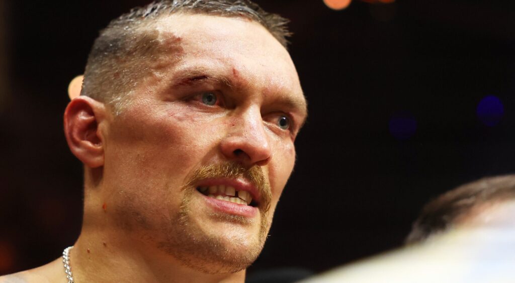 Oleksandr Usyk supports his motherland Ukraine