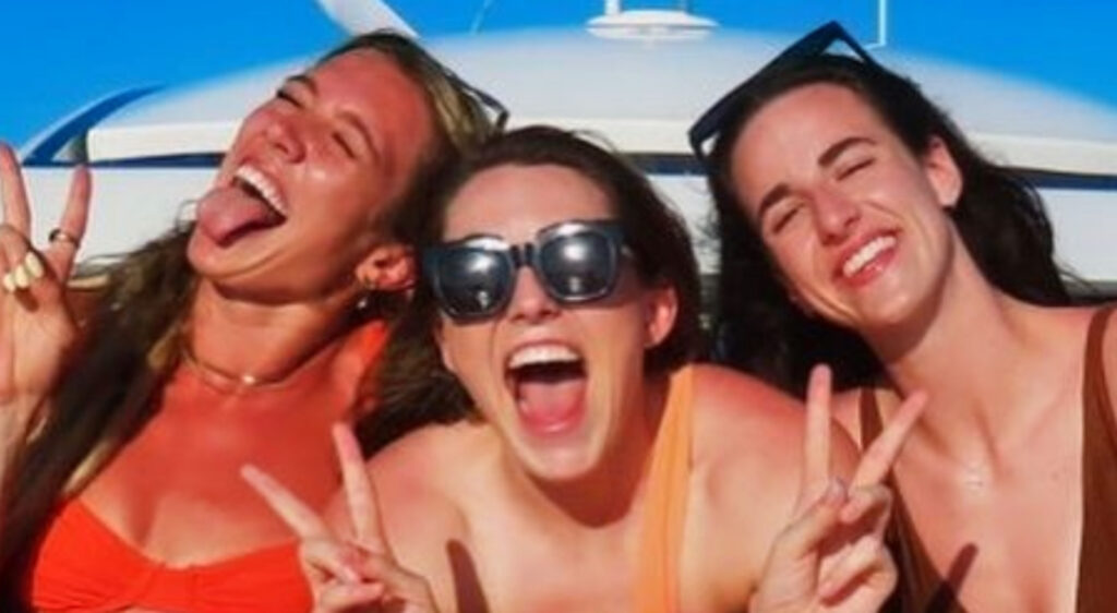 Caitlin Clark and Teammate Lexie Hull Set Instagram Ablaze In Their Bikini's On A Boat Party During Their WNBA Break