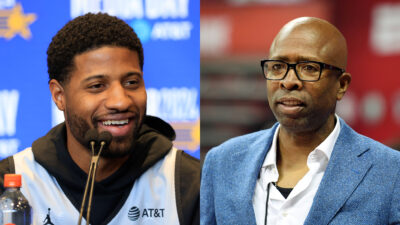 Paul George mocks Kenny Smith