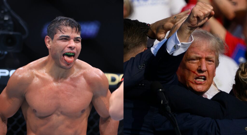 Paulo Costa and Donald Trump