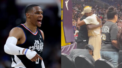 Russell Westbrook meets his ex-teammate