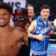 Shakur Stevenson, William Zepeda and Oscar De La Hoya