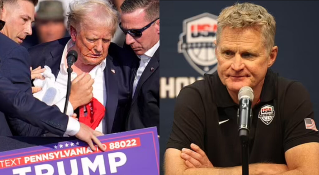 Steve Kerr Had A Shocking Reaction To The Donald Trump Assassination Attempt