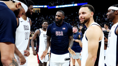 Team USA starting lineup against Serbia