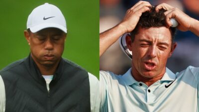 Tiger Woods and Rory McIlroy