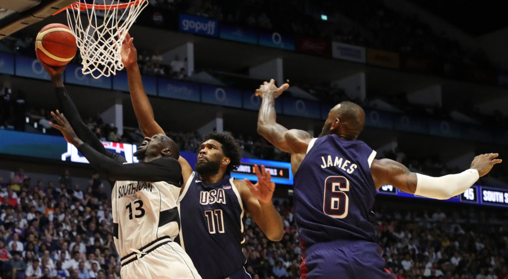 What happened the last time Team USA played South Sudan?