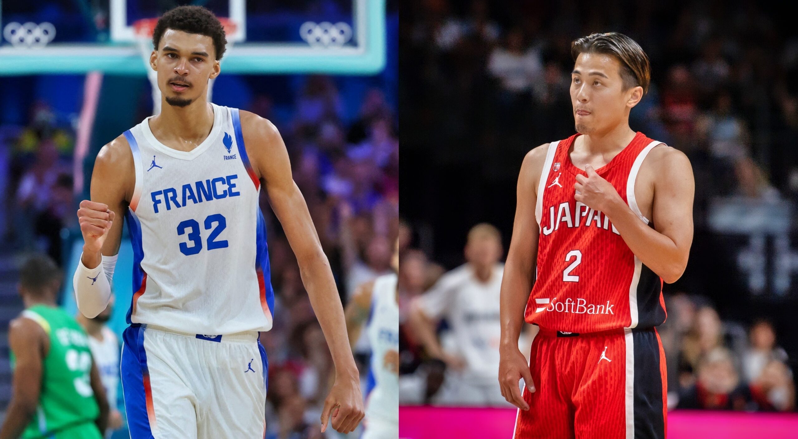 France's 7-Foot-4 Basketball Star Shocks Fans at Olympics, Leads Victory  Over Japan's 5-Foot-4 Player - BVM Sports