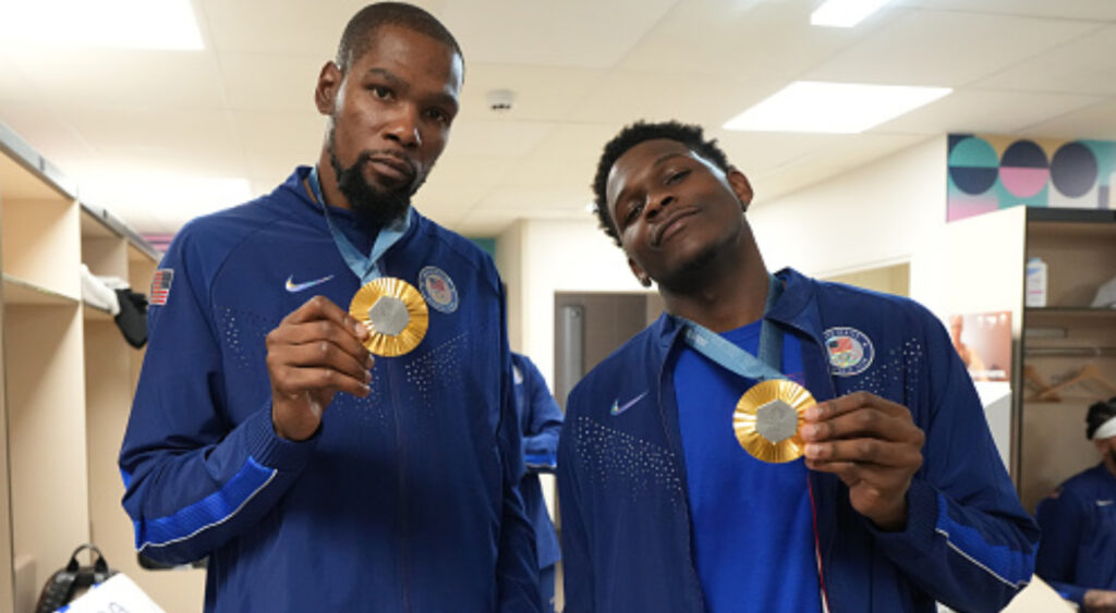 Anthony Edwards Reveals Kevin Durant Listened To Only One Artist During The 2024 Paris Olympics